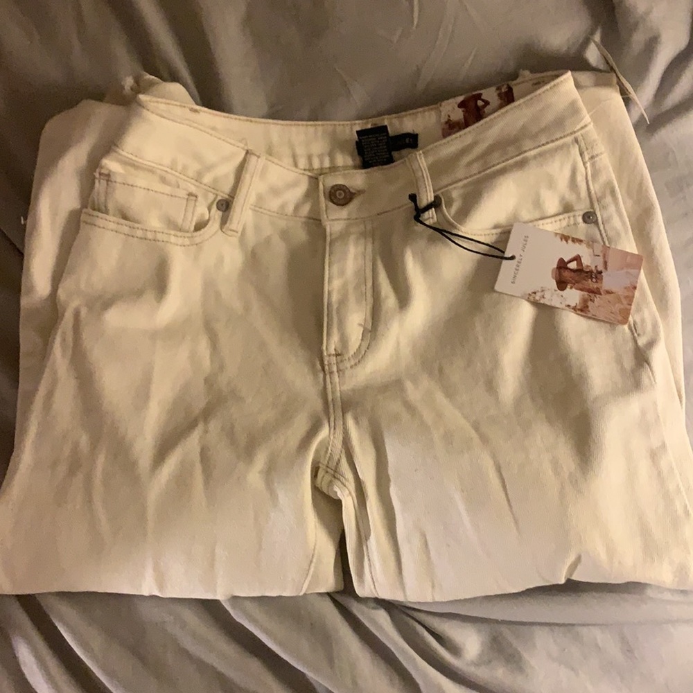 Sincerely Jules brand new off white jeans